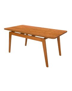 Mesa de Jantar Esmeralda 1,60 Laminada Madeira Castanho